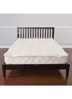 Elyaf Sepeti Fiber Basket 100% Natural Merino Lamb Wool Mattress Protector Wool Mattress Pad with Elastic Four Corners  - Image 2