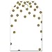 NW Metallic Gold Dots Printed Gift Tags 2 14 x 3 12 50 - Image 1