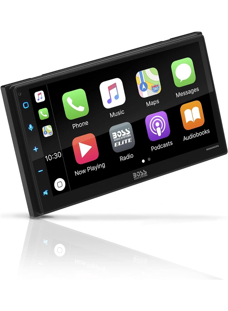 BOSS AUDIO SYSTEMS Elite Series BE950WCPA Wireless Apple CarPlay, Android Auto Car Multimedia Player - Double Din Radio, 6.75 Inch Capacitive Touchscreen, Bluetooth - Image 1