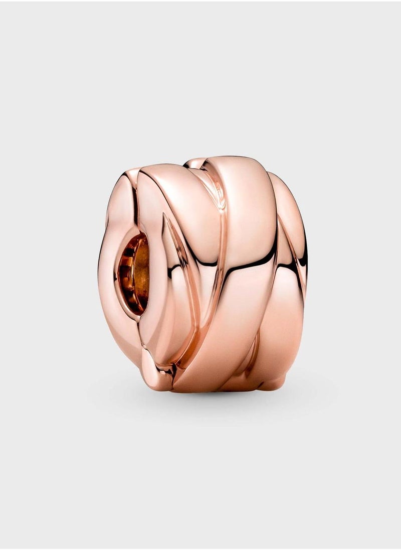 PANDORA Polished Ribbons Clip Charm  - Image 1