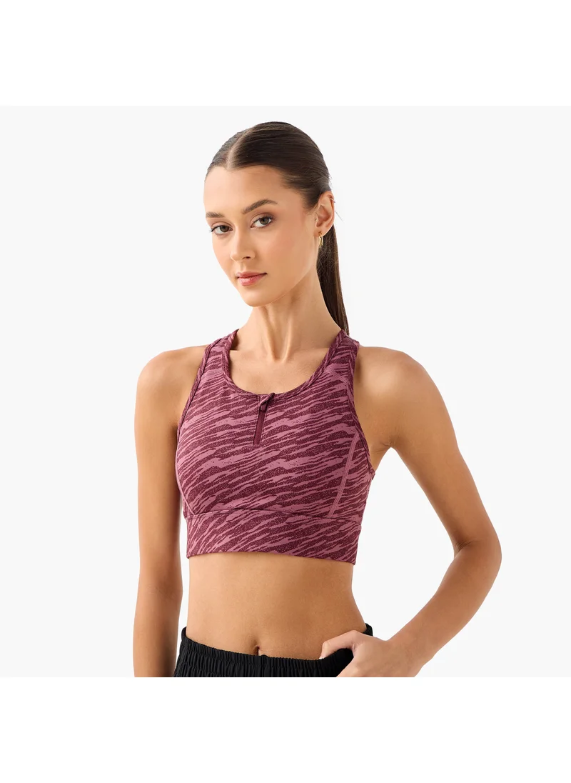 كابا Kappa Printed Racerback Sports Bra