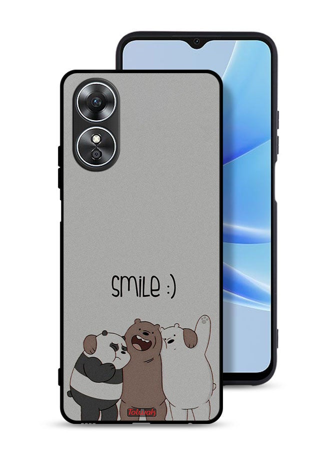 Tolwak Oppo A17 Protective Case Cover Friends Smile - Image 1