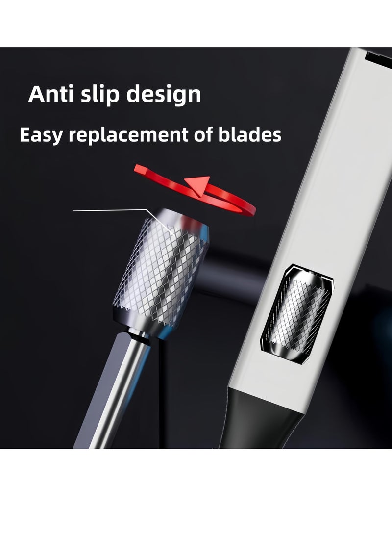 SOLARAE Precision Craft Cutter, Art Knife with 10 Spare Replacement Accessory Aluminum Handle Light Utility Tool for Art Set Crafts Card PCB Repair Modeling Paper Foam Felt Vinyl Leather Clay - Image 3