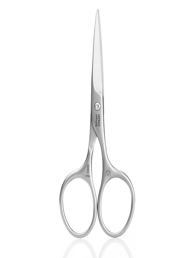 GERMANIKURE Beard and Mustache Scissors - FINOX Stainless Steel Professional Manicure Tools in Leather Case - Ethically Made in Solingen Germany - 4706 - Image 2