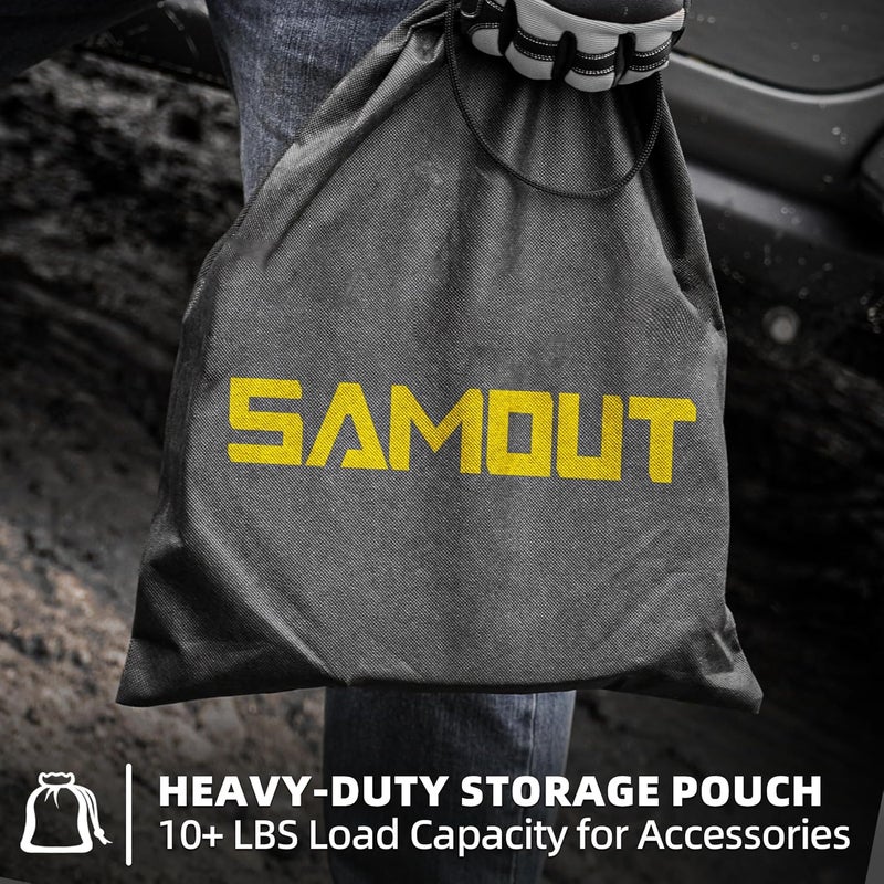 SAMOUT Recovery Tow Strap (3in x 30ft) - 35000 lbs Break Strength - Image 5