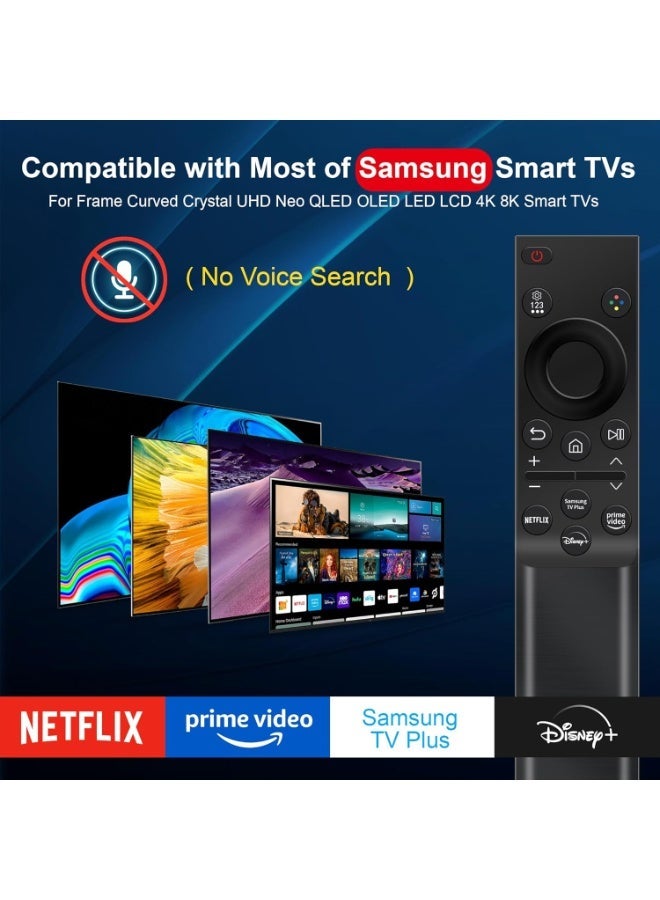 【عبوة من قطعتين】 جهاز تحكم عن بعد لتلفزيون سامسونج الذكي، جهاز تحكم بديل عالمي لتلفزيون سامسونج BN59-01388A، أزرار برايم فيديو وسامسونج تي في بلس - Image 5