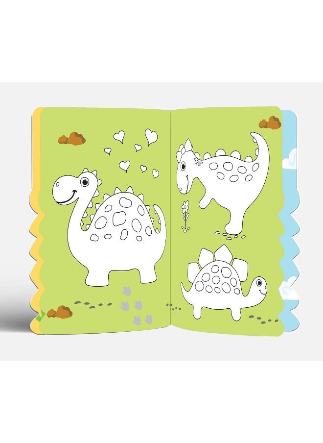 null - Dinosaurs - Coloring and Sticker Activity Book (With 150+ Stickers) - Image 1
