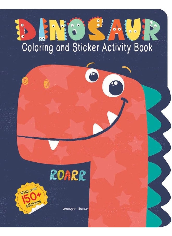 null - Dinosaurs - Coloring and Sticker Activity Book (With 150+ Stickers) - Image 1