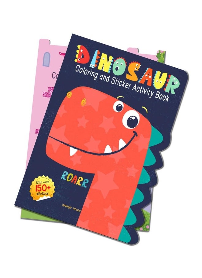 null - Dinosaurs - Coloring and Sticker Activity Book (With 150+ Stickers) - Image 1