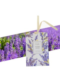 l&wen Scent Sachets Hanging Lasting Air Freshener For Wardrobes And Cars Décor 20G Lavander  - Image 1