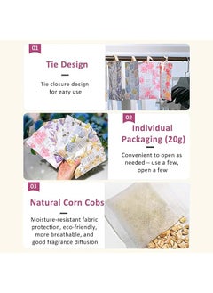 l&wen Scent Sachets Hanging Lasting Air Freshener For Wardrobes And Cars Décor 20G Lavander  - Image 3
