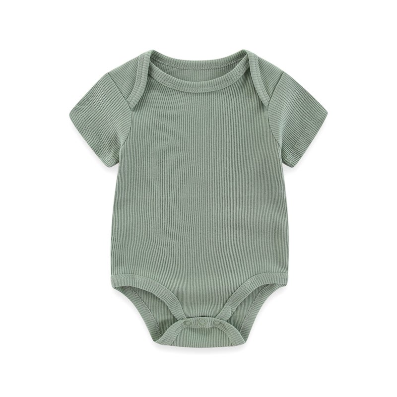 Kiddiezoom Newborn Unisex Cotton Bodysuits 5-Pack - Image 2