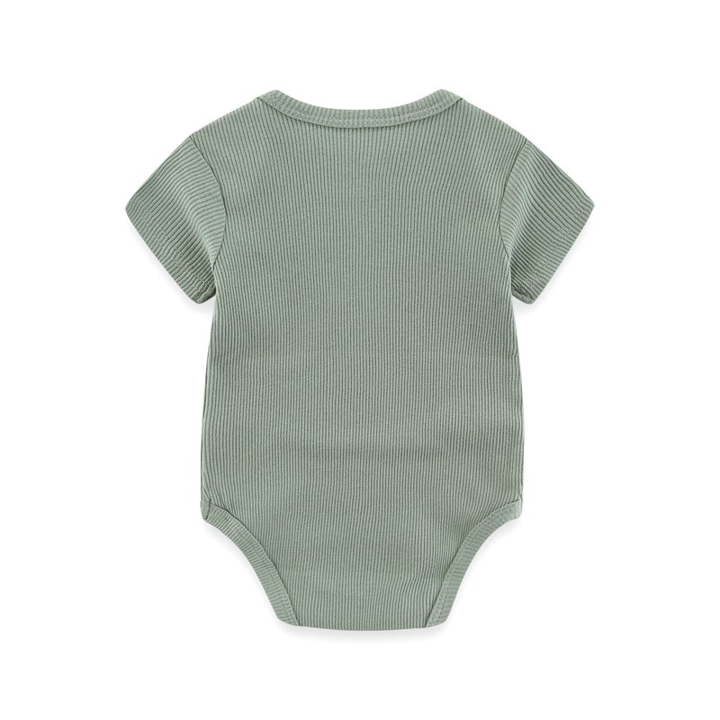 Kiddiezoom Newborn Unisex Cotton Bodysuits 5-Pack - Image 3