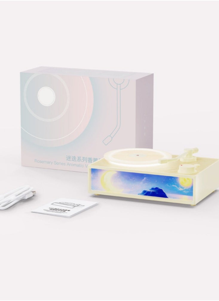 Wireless Bluetooth Speaker, Aromatherapy Atmosphere Light, Small Speaker, Retro Vinyl Record Player, Home High Sound Quality