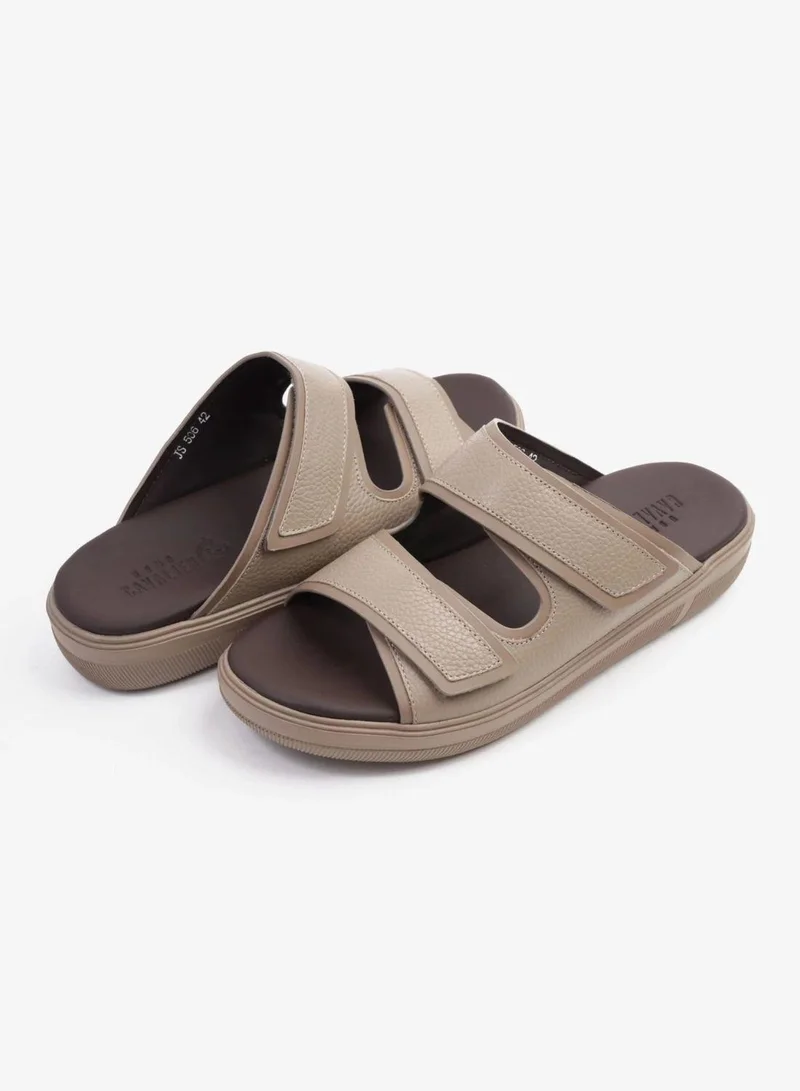 UOMO Cavalier  UOMO CAVALIER MENS'S DESIGNER SANDALS WITH STRAP BEIGE for Men | Best Price UAE
