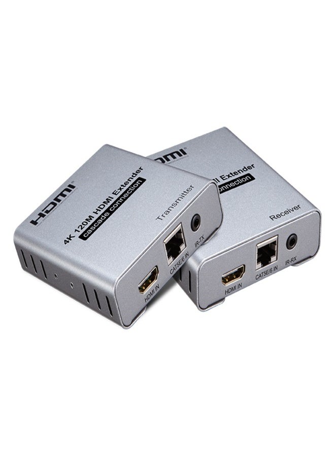 Generic HDMI Extender 120 Meter Through Cat5/Cat6 Lan Port with High Resolutions Signal Processing  - Image 2