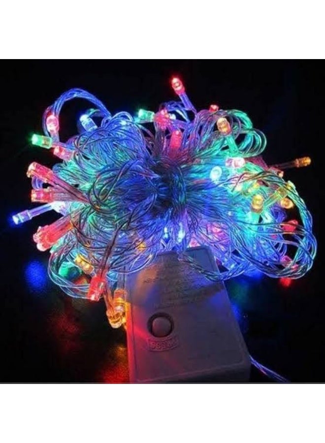 Seria LED String Light Transparent LED 1 Plug with Dimmable Warm White Yellow Size: 10 Meters - Image 1