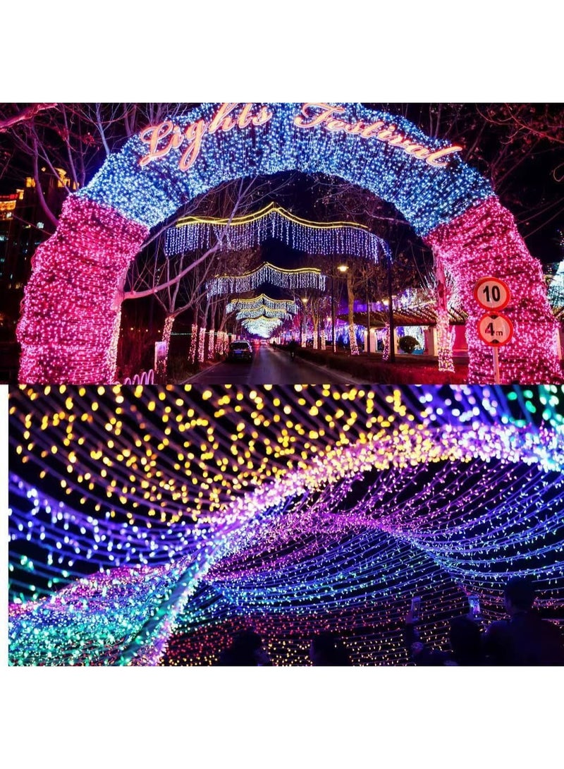 Seria LED String Light Transparent LED 1 Plug with Dimmable Warm White Yellow Size: 10 Meters - Image 2