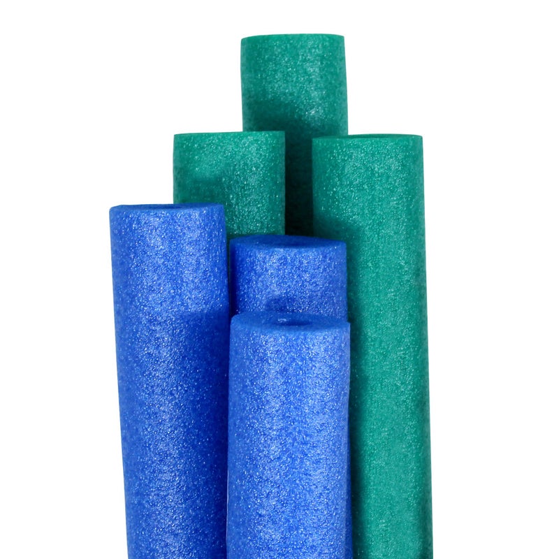 Robelle 6Pack Blue and Teal Pool Noodles Jumbo Made in Canada - Image 2