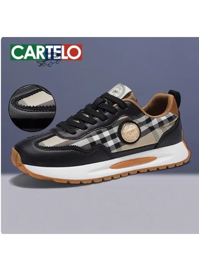 كارتيلو ارتفاع سولة سميكة للرجال يزيد من الأحذية الرياضية المريحة - Image 1