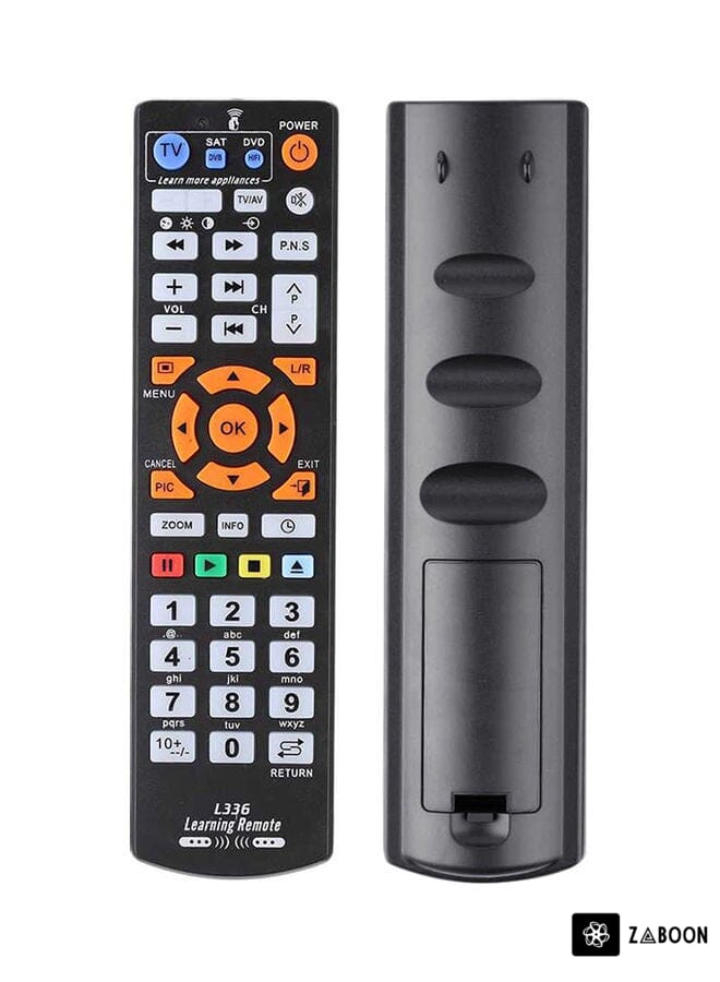 Zaboon L336 Universal TV DVD Smart IR Learning Remote Controller with Copy Function Black