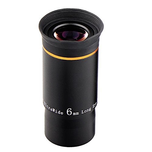 SVBONY Telescope Eyepiece Fully Mutil Coated 1.25 inches Telescope Accessories Set 66 Degree Ultra Wide Angle HD 6mm for Astronomy Telescope - Image 1