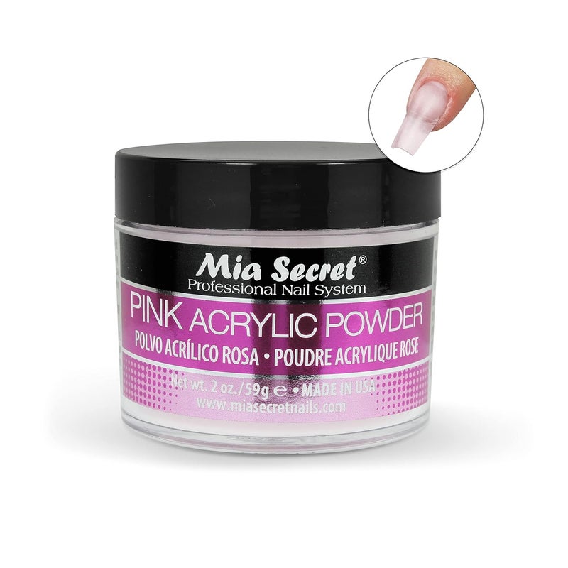 Mia Secret Professional Acrylic Nail System Pink Acrylic Powder 2 OZ - Image 3