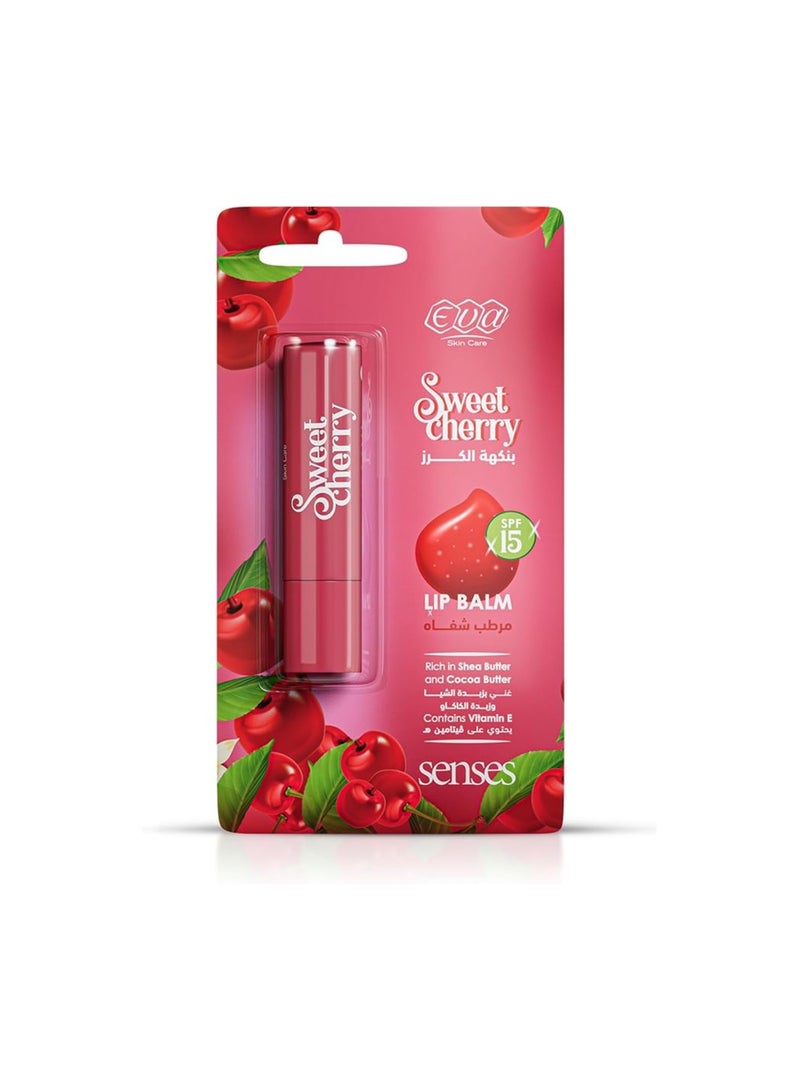 إيفا إيڤا سكين كير سينز مرطب الشفاه بنكهه الكرز 4 جم ليب بالم