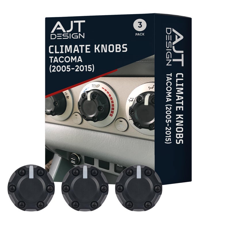 AJT DESIGN Climate Knobs 20052015 Tacoma 3 Pack - Image 2