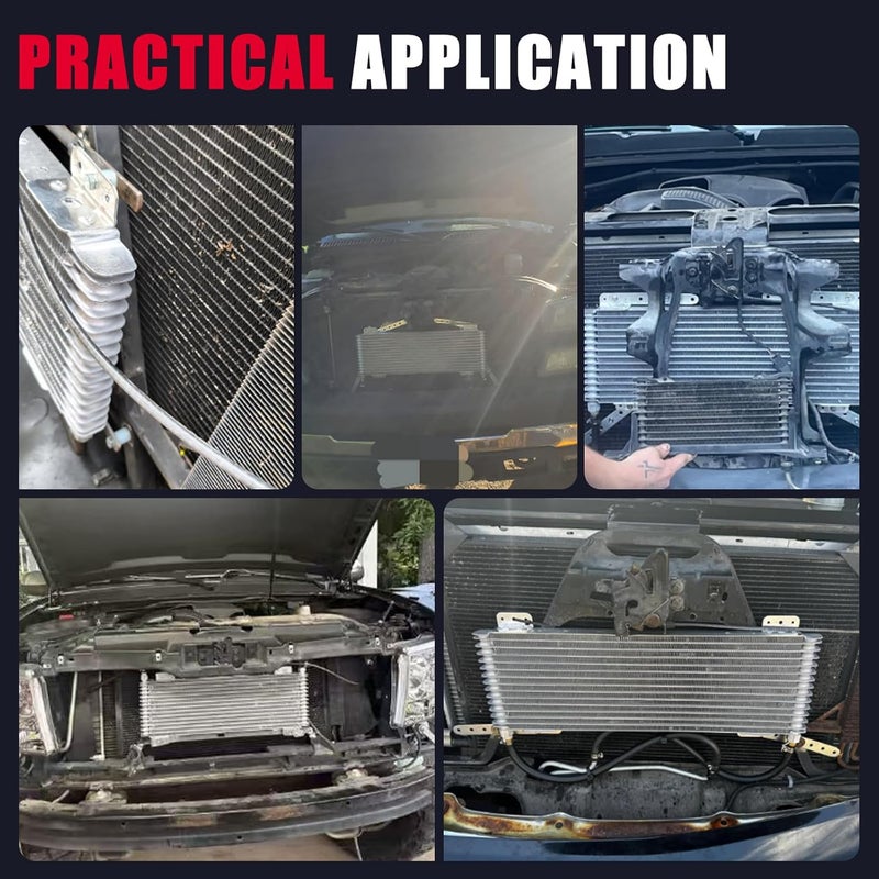 KOROP LPD47391 40k Transmission Oil Cooler Kit Low Pressure Drop Trans Cooler Compatible with Heavy Duty 40,000 GVW Max Includes Mounting Hardware - Image 2