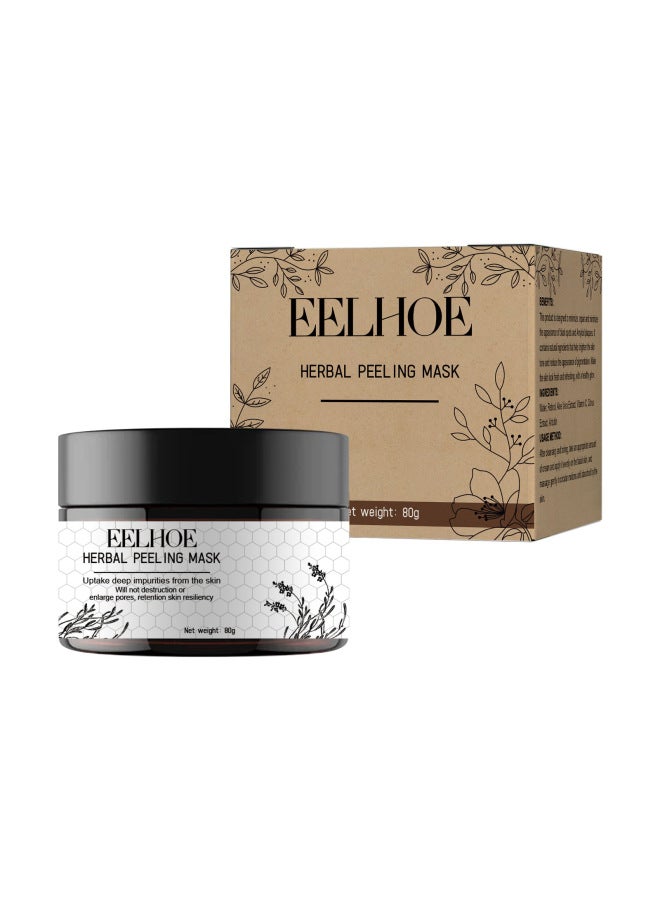 EELHOE قناع التقشير العشبي لتنظيف عميق للبشرة، قناع مغذي ومرطب لمسام الأنف السوداء - Image 5