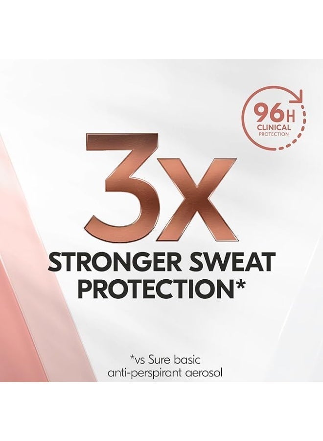 Sure مزيل العرق كريم مضاد للتعرق للنساء من شور برائحة نظيفة حماية قصوى مع حماية من التعرق أقوى 3 مرات* لمدة 96 ساعة من التعرق والرائحة 45 مل - Image 3