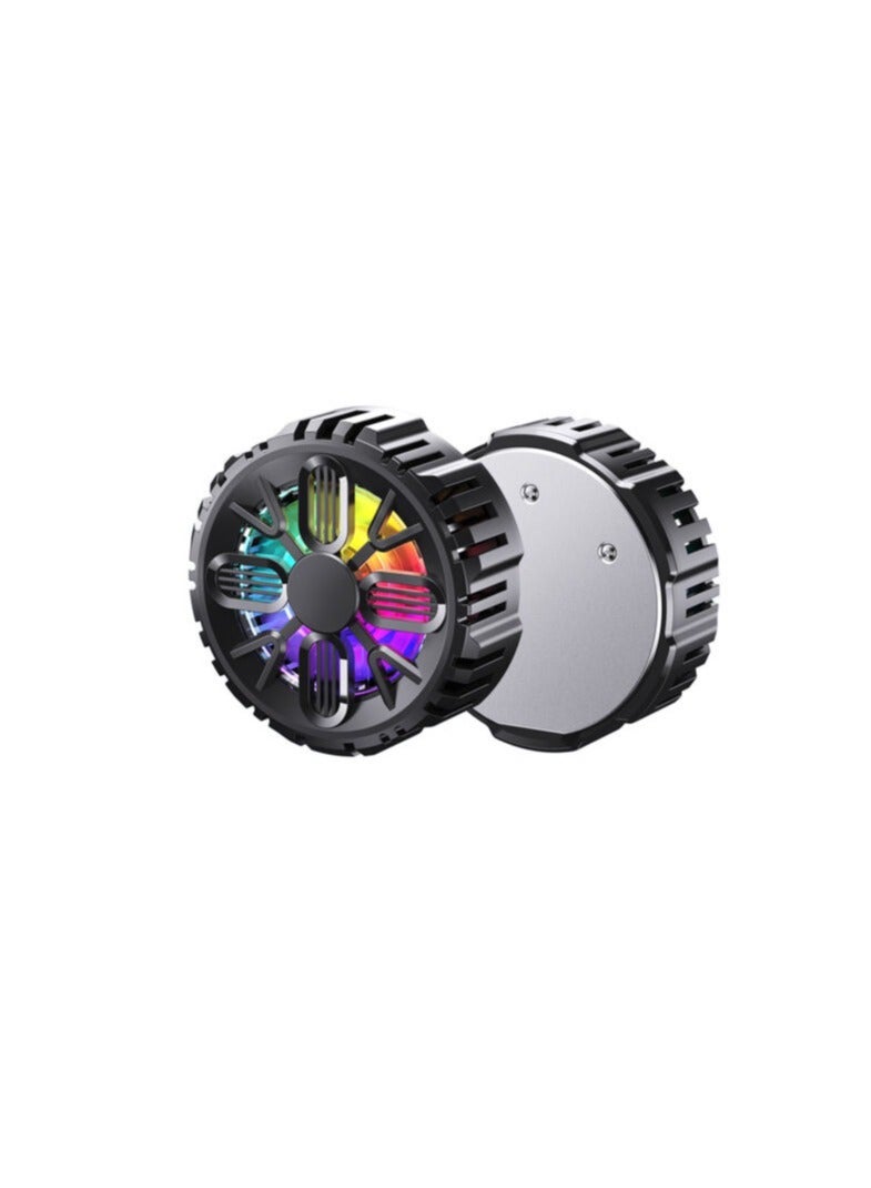 مبرد هاتف محمول مغناطيسي L06 محمول للأجهزة اللوحية مبرد حراري لمروحة تبريد الألعاب المحمولة بإضاءة RGB - Image 2