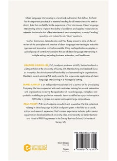 Clean Language Interviewing: Principles and Applications for Researchers and Practitioners  - Image 2