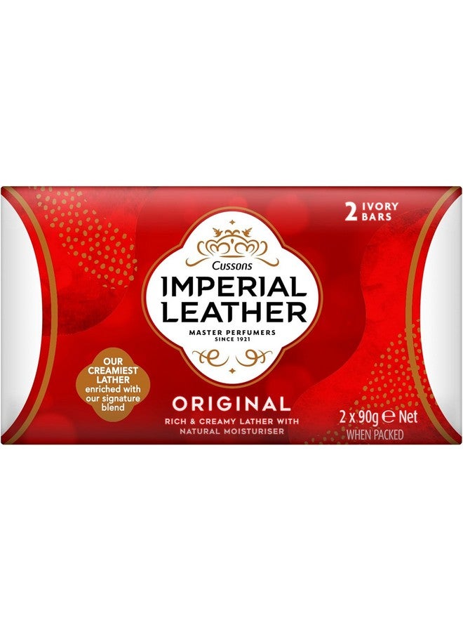 Imperial Leather Imperial Leather Original 2x90g Bath Soap Pack of 2 - Image 1