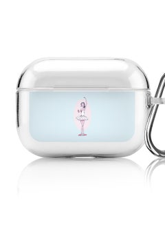 Classic Clear printed Case for Apple AirPods Pro 2nd Generation Thin Transparent Cover [Designed for Apple AirPods Pro 2nd Generation] - Twirling Ballerina