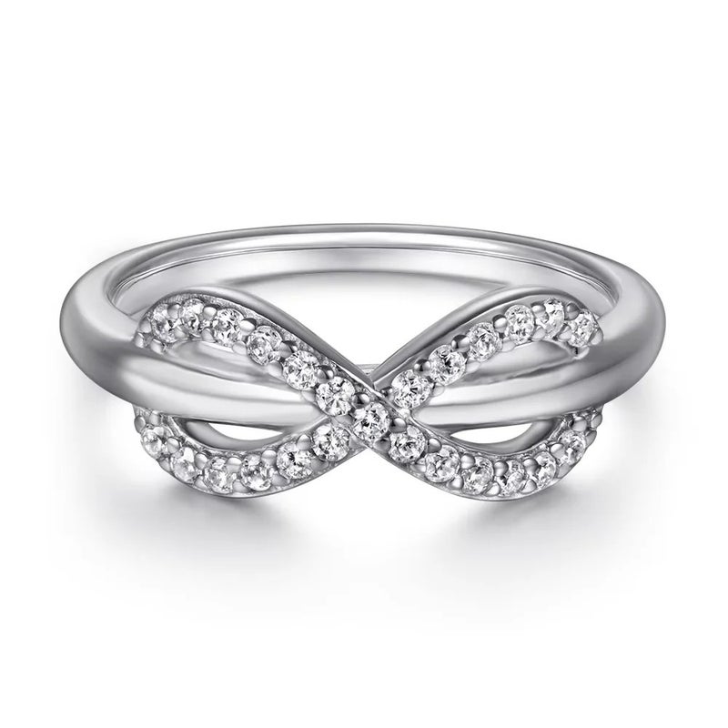 Bluejw Unisex 925 Sterling Silver Wedding Ring with Moissanite – 18K Real Gold Plated Vintage Style Engagement & Promise Ring for Him and Her, Perfect Party Gift - Image 1