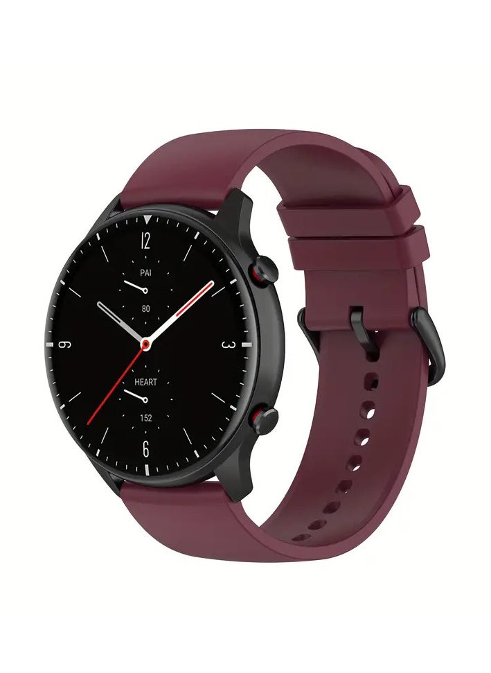 ووتش حزام ساعة ذكية من السيليكون بذيل دائري عالمي مناسب لساعة Xiaomi Watch S2/S1 Pro/S1 Active/S1/color2/sport/color مقاس 22 مم  - Image 2
