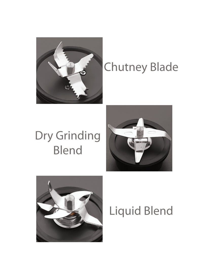BLACKSTONE Victory 750W 3in1 Mixer Grinder   Multifunctional Grinder with Stainless Steel Jars & Blades  3 Speed Safety Twist Lock 2 Years Warranty On Motor  - Image 5