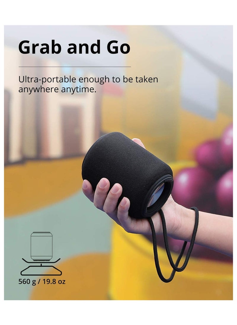 Tronsmart - Tronsmart T6 Mini 15W Ultra Portable Speaker with 24 Hours Playtime, Good Bass, IPX6 Waterproof, Bluetooth 5.0, Wireless Stereo Pairing, Voice Assistant, Built-in Microphone, Alexa - Image 1