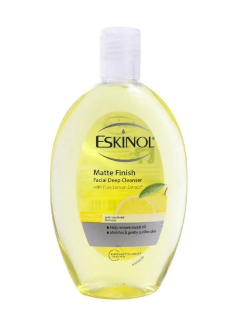 Eskinol Matte Finish Facial Deep Cleanser With Pure Lemon Extract 225ml - Image 1