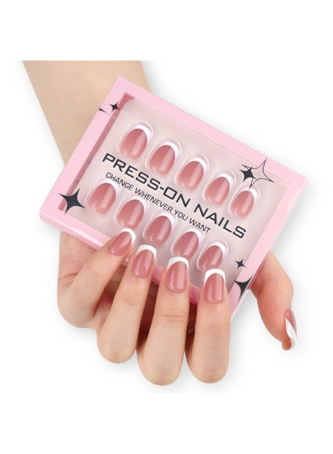 Remy Belle 30 قطعة أظافر لاصقة تشمل الغراء، مبرد أظافر، دافع جلد الأظافر - Image 1