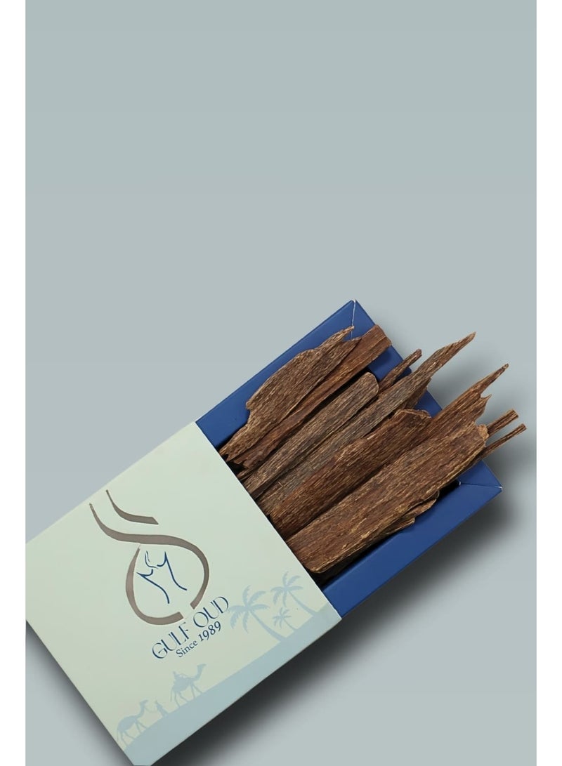 Gulf Oud Natural Hindi Super Oud Premium Quality Agarwood burning oud wood - Image 1