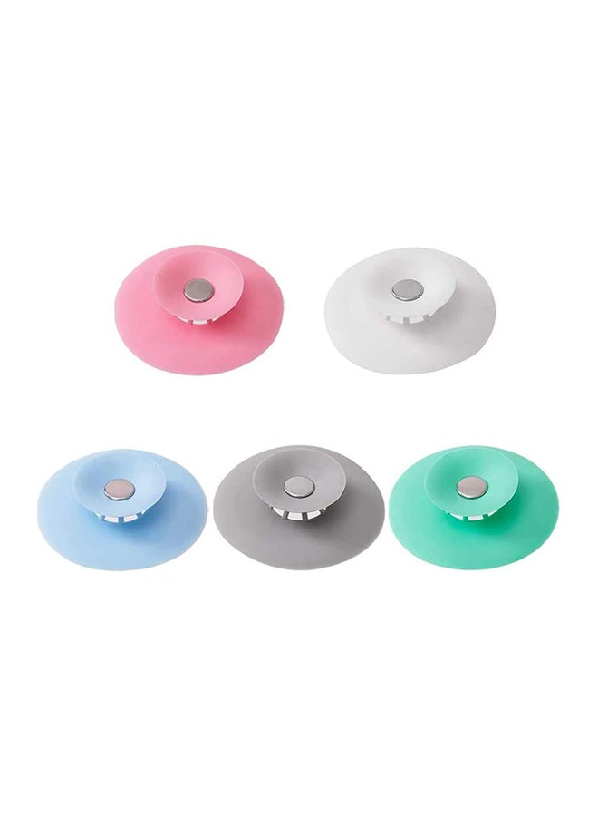 Bath Plug U-Hoome 5Pcs Bathtub Drain Stopper Silicone Sink Stopper Drain Plug Hair Filter Plug Hole Hair Catcher Drain Strainer For Sink Sewer Bathtub Drains Kitchen Sinks -- Option 1