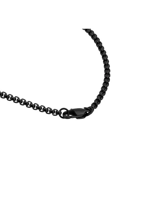 مكلارين Stormy Black Stainless Steel Necklace for Men