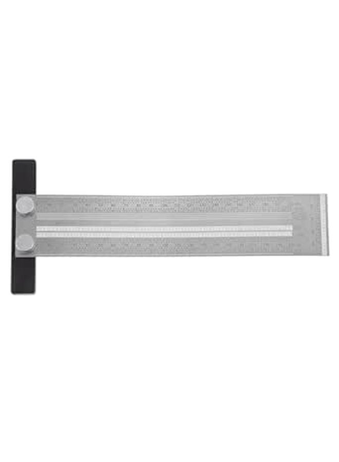 Stainless Steel T Square Ruler 200mm Precision Woodworking Measuring Marking Layout Tool - Image 1