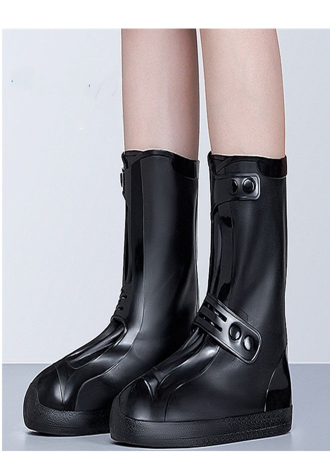 Loquat Children's High Rain Boots Black  - Image 2