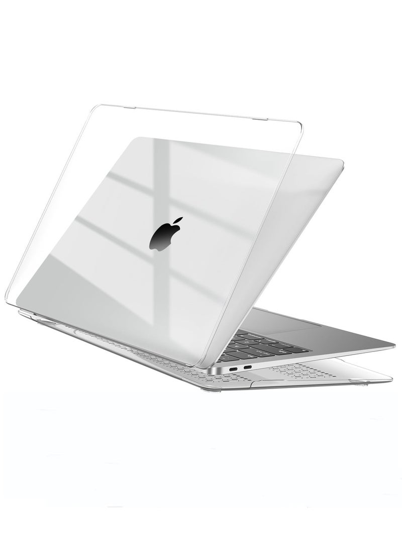 Generic - Compatible with MacBook Air 13 Inch Case 2022 2021-2018 M1 A2337 A2179 A1932 with Retina Display Plastic Hard Shell Case (Crystal Clear) - Image 1