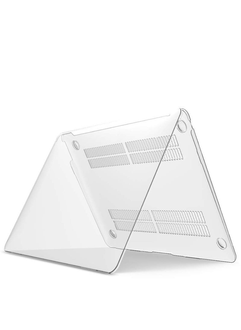 Generic - Compatible with MacBook Air 13 Inch Case 2022 2021-2018 M1 A2337 A2179 A1932 with Retina Display Plastic Hard Shell Case (Crystal Clear) - Image 1