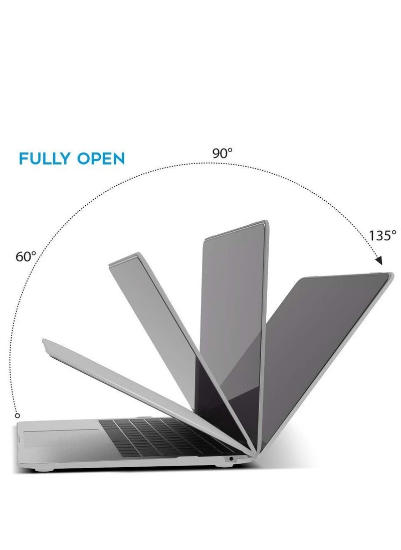 Generic - Compatible with MacBook Air 13 Inch Case 2022 2021-2018 M1 A2337 A2179 A1932 with Retina Display Plastic Hard Shell Case (Crystal Clear) - Image 1